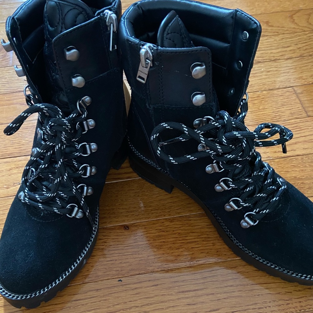 Coach combat boots